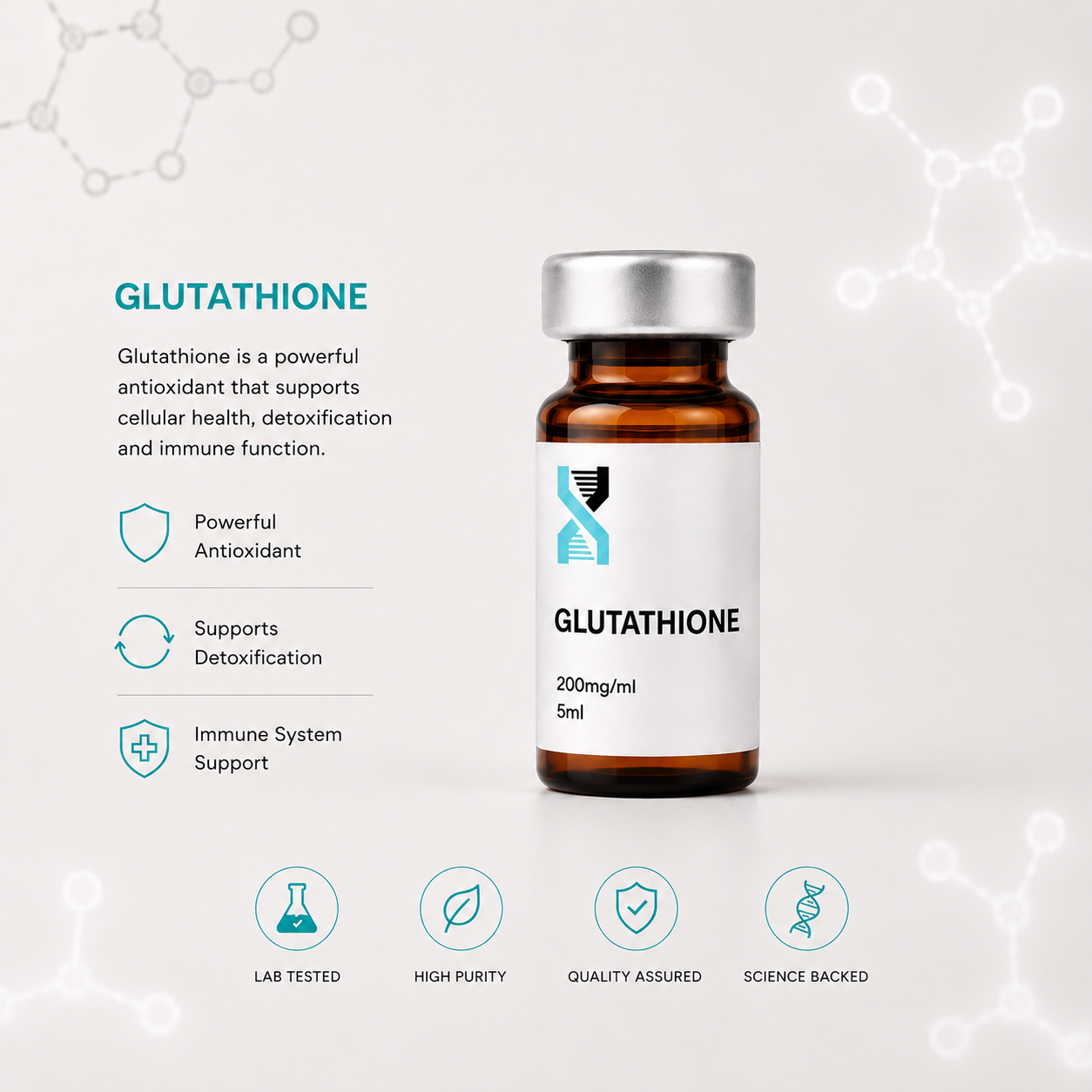Glutathione 5ml Vial | 200mg/ml