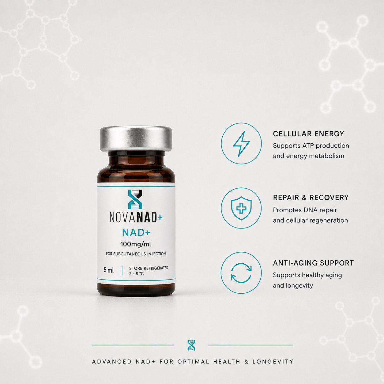 NovaNAD+ Vial | 5ml (100mg/ml)