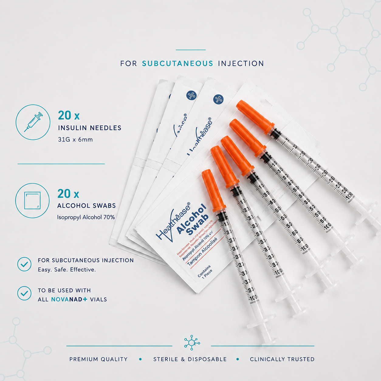 Syringes and Swab Pack